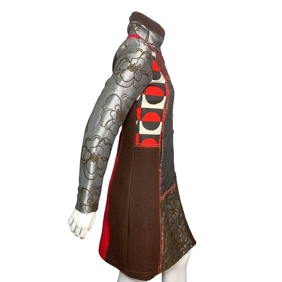 DESIGUAL Patchwork Geisha Coat - Picture 3 of 12